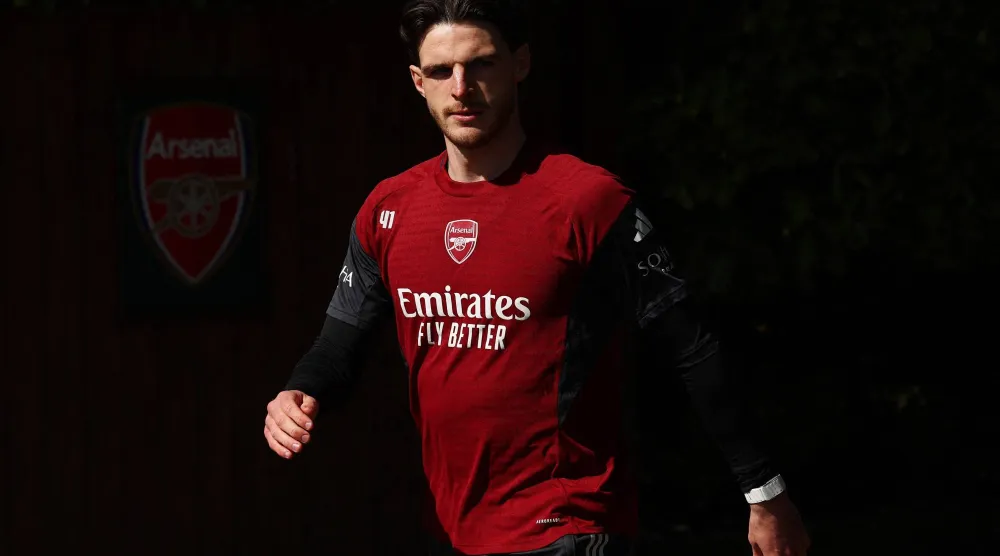 ديكلان رايس نجم آرسنال (رويترز)