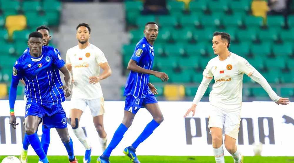 جانب من مباراة الهلال ونهضة بركان ضمن منافسات دور الثمانية لدوري أبطال أفريقيا في 22 مارس 2026 (نادي الهلال السوداني)