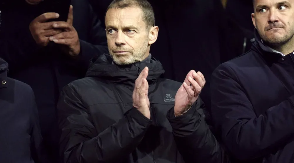 ألكسندر تسيفرين رئيس الاتحاد الأوروبي لكرة القدم (يويفا) (رويترز)