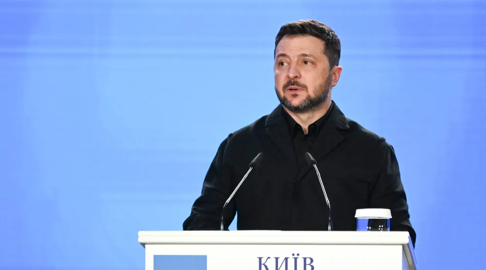 الرئيس الأوكراني فولوديمير زيلينسكي (د.ب.أ)