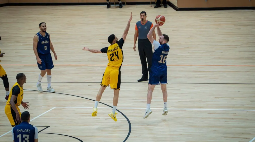 العُلا نجح بتجاوز الاتحاد في مباراة مثيرة (اتحاد السلة) 