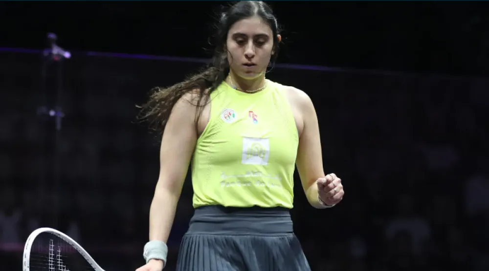 نور الشربيني المصنفة الثانية على العالم تتقدم في الجونة (رابطة لاعبات الاسكواش)