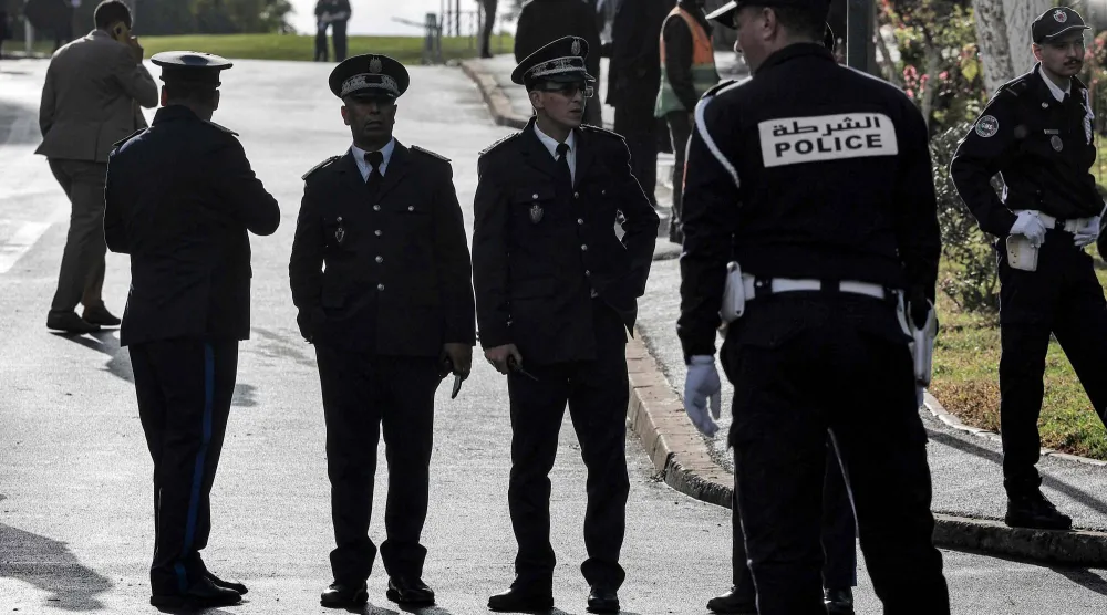 عناصر من قوات الأمن المغربي (أ.ف.ب)