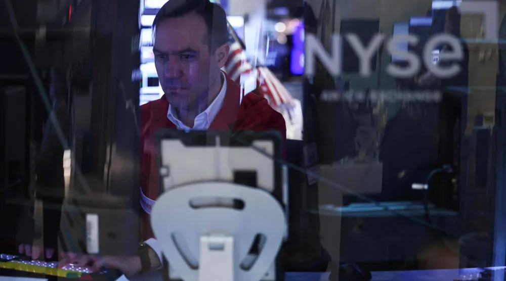 متداول في بورصة نيويورك (أ.ف.ب)