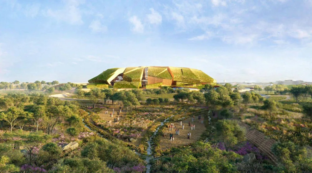 مجسم ملعب الملك سلمان بالرياض (وزارة الرياضة السعودية)