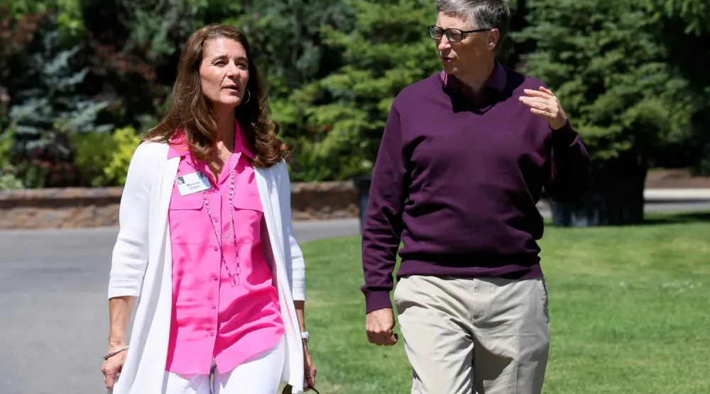 Bill Gates ve eski eşi Melinda French (Reuters)