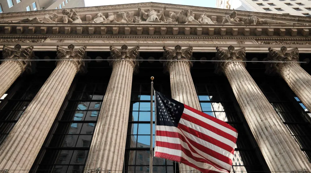 واجهة بورصة نيويورك (أ.ف.ب)