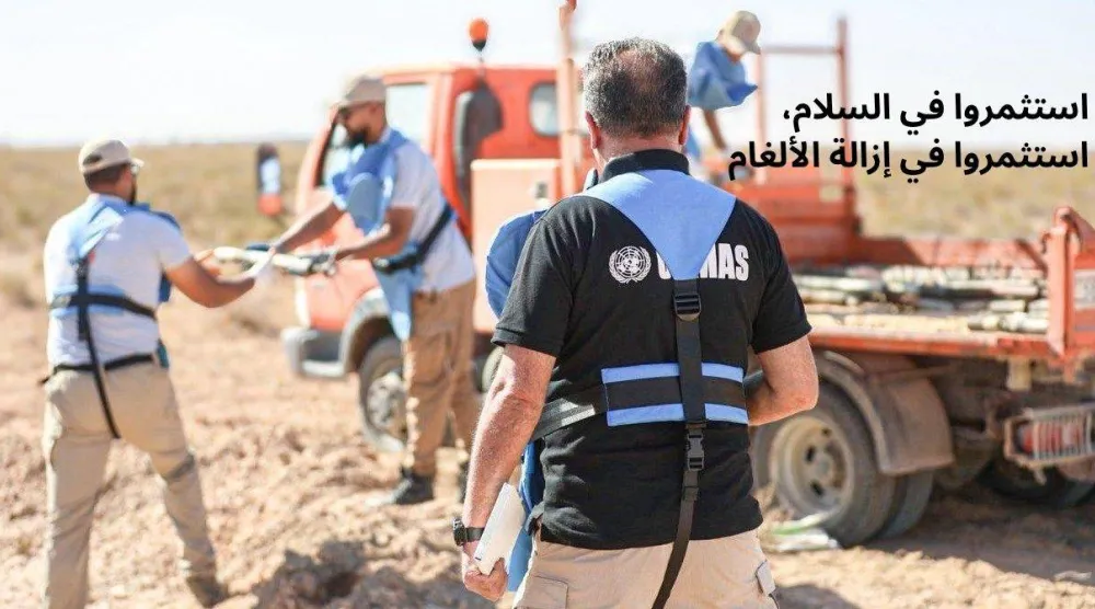 خلال عملية نقل مخلفات حربية في ليبيا (البعثة الأممية)