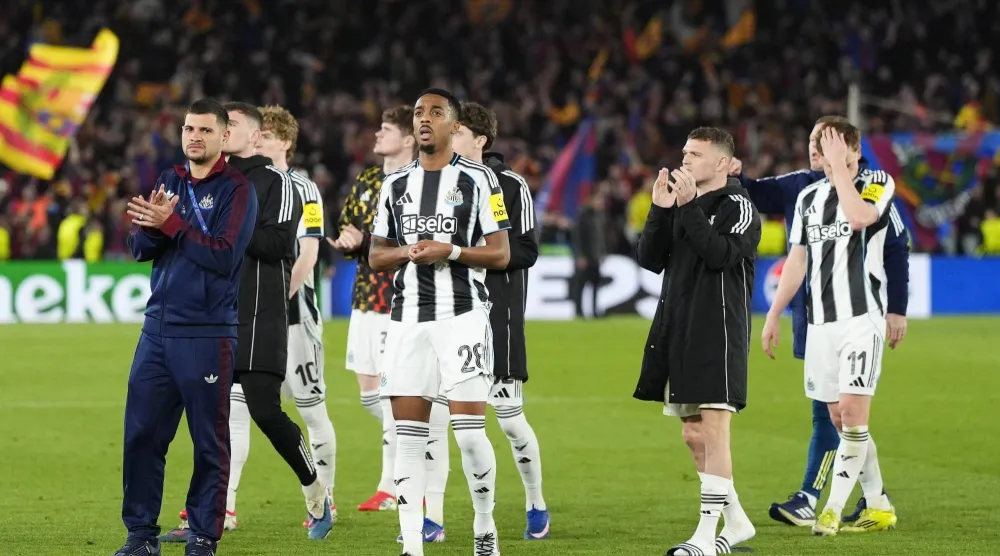 لاعبو نيوكاسل وأحزان الموسم المحبط محلياً ودولياً (إ.ب.أ)