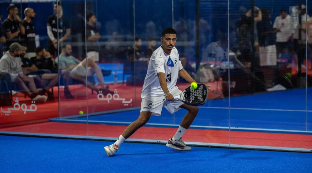 من تصفيات بطولة دوري البادل السعودي (الشرق الأوسط)