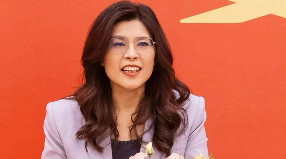 رئيسة حزب كومينتانغ التايواني تشنغ لي وون (ا.ب)