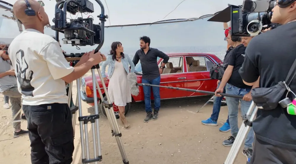 من كواليس تصوير الفيلم (حساب المخرج على «فيسبوك»)