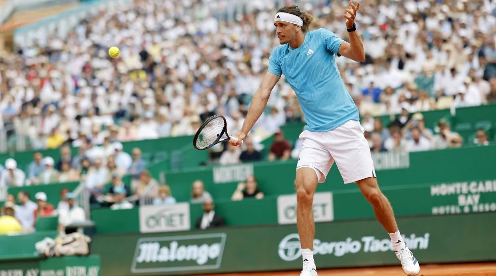 الألماني ألكسندر زفيريف يتألق في مونت كارلو (إ.ب.أ)