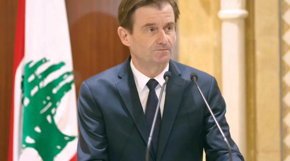 
ديفيد هيل في بيروت (أرشيفية - رويترز)