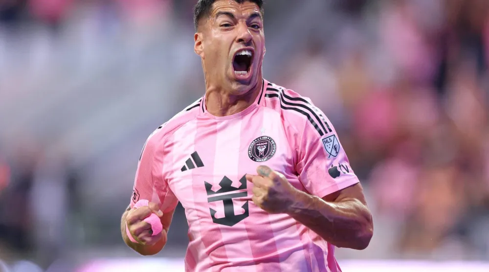 الأوروغواياني لويس سواريز لاعب إنتر ميامي الأميركي (رويترز)