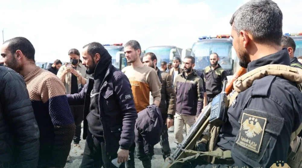 استقبال المعتقلين المفرج عنهم (مديرية إعلام الحسكة)