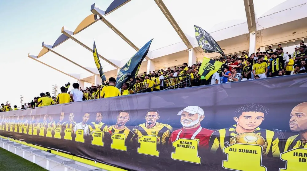 حضور جماهيري كبير شهدته تدريبات الاتحاد السبت (موقع النادي)