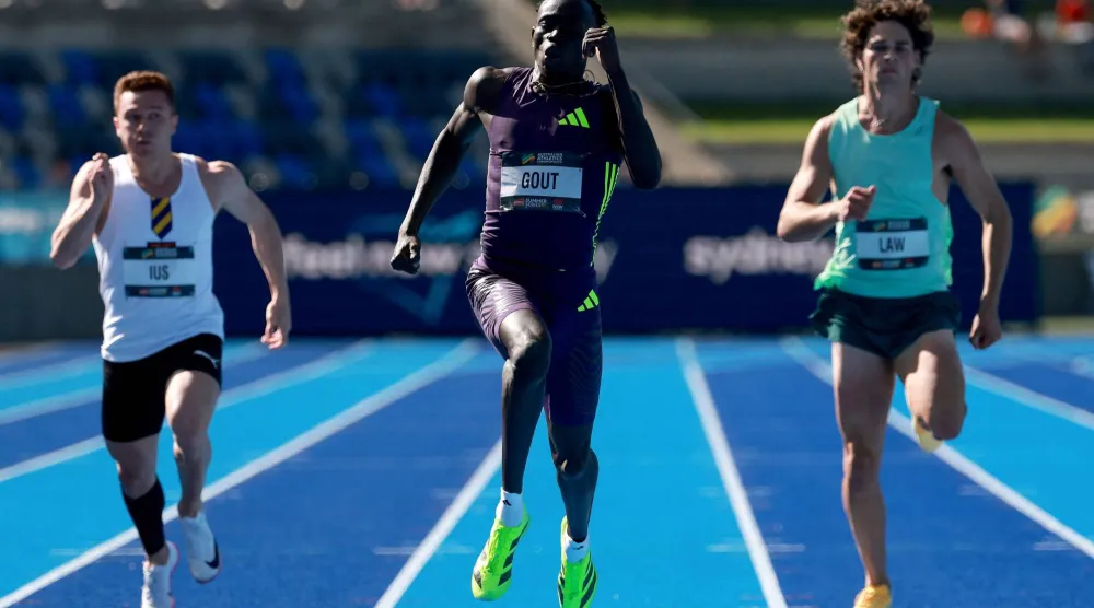 غوت يحطم الرقم القياسي الأسترالي في سباق 200 م (أ.ف.ب)