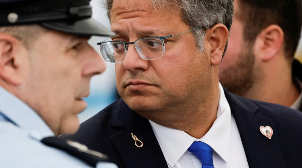 وزير الأمن القومي الإسرائيلي إيتمار بن غفير (أرشيفية - رويترز)