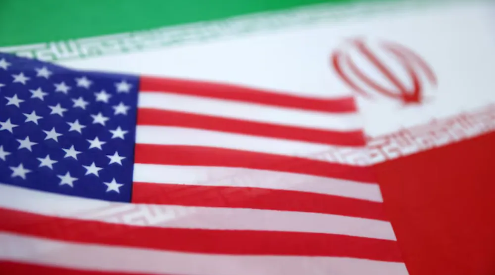 US and Iran flags are seen in this illustration taken June 18, 2025. REUTERS/Dado Ruvic/Illustration/File Photo 