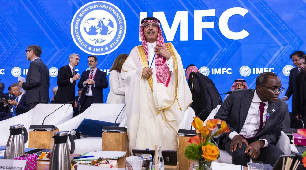 الجدعان مترئساً اجتماع اللجنة الدولية للشؤون النقدية والمالية في الصندوق خلال اجتماعات الخريف (صندوق النقد)