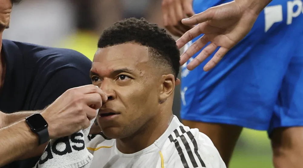 كيليان مبابي مهاجم ريال مدريد (إ.ب.أ)