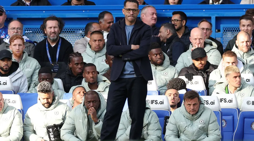 ليام روزنير المدير الفني لفريق تشيلسي (أ.ف.ب)