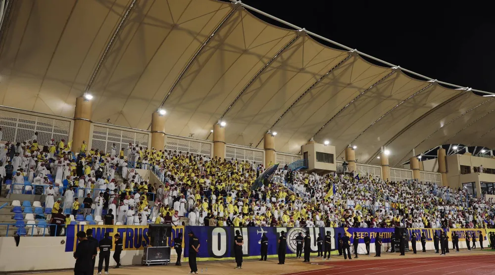 حضور كبير لجماهير النصر في مباراة الأخدود الأخيرة بنجران (موقع النادي)