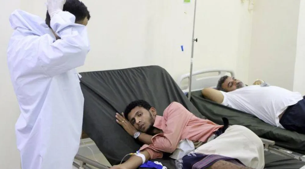 المخاوف تزداد من تفشي الأوبئة الموسمية في ظل ضعف القطاع الصحي اليمني (أ.ب)