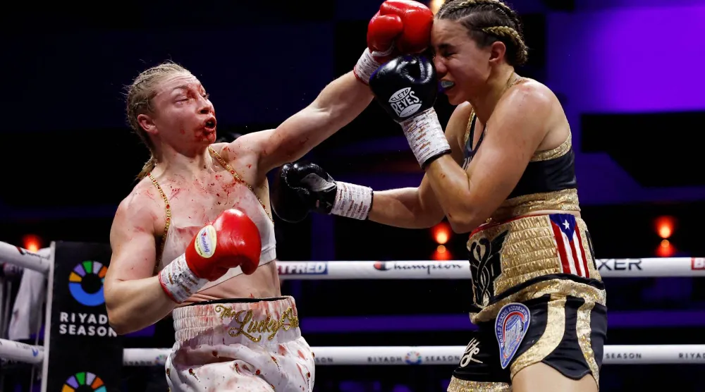 برايس قالت إنها تريد خوض نزالات كبيرة من أجل صنع التاريخ (رويترز)