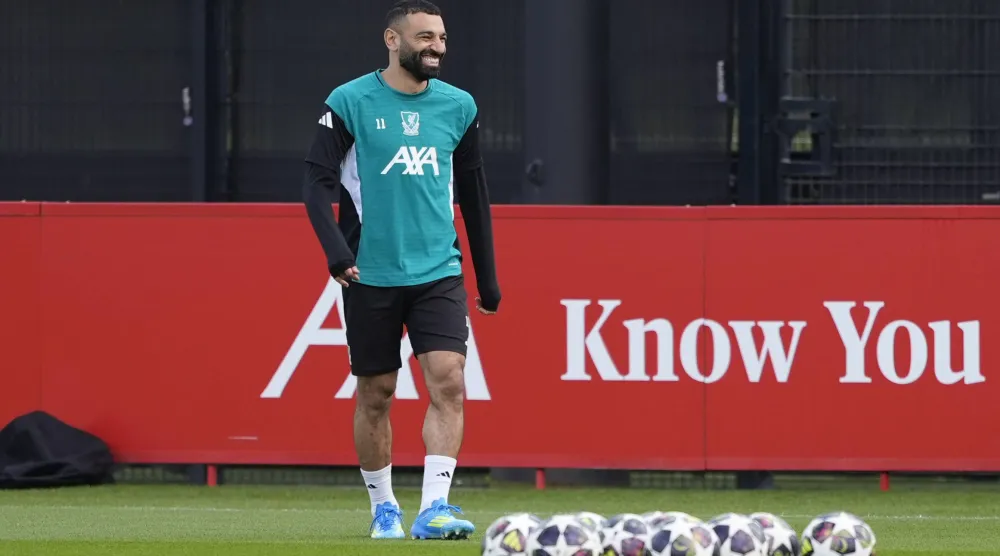 محمد صلاح نجم ليفربول وقائد منتخب مصر (د.ب.أ)