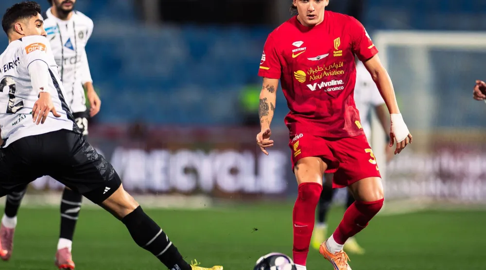 من مباراة الدور الأول بين الشباب والقادسية (نادي الشباب)