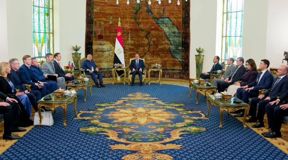 محادثات الرئيس المصري الثلاثاء مع رئيس تتارستان في القاهرة (الرئاسة المصرية)