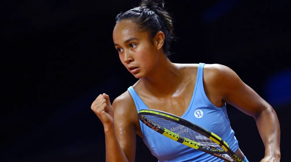 الكندية ليلى فرنانديز تتألق في شتوتغارت (أ.ب)