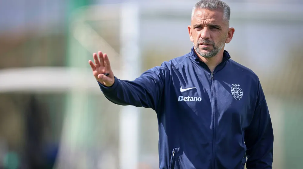 روي بورغيس مدرب سبورتنغ لشبونة البرتغالي (إ.ب.أ)