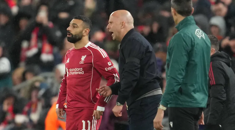 سلوت يُرجِع خروج ليفربول من دوري الأبطال إلى إهدار الفرص (أ.ب)
