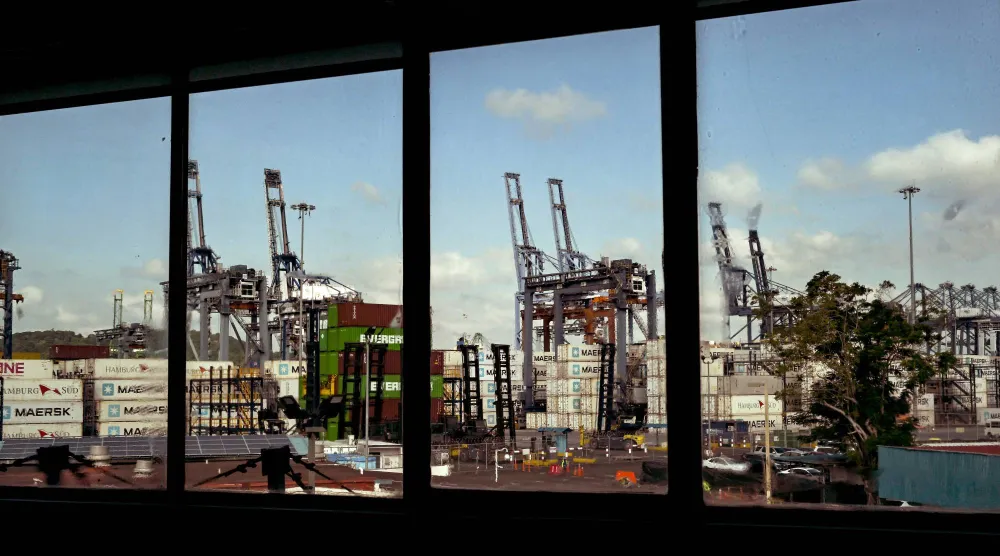 ميناء بالبوا في بنما (أ.ف.ب)