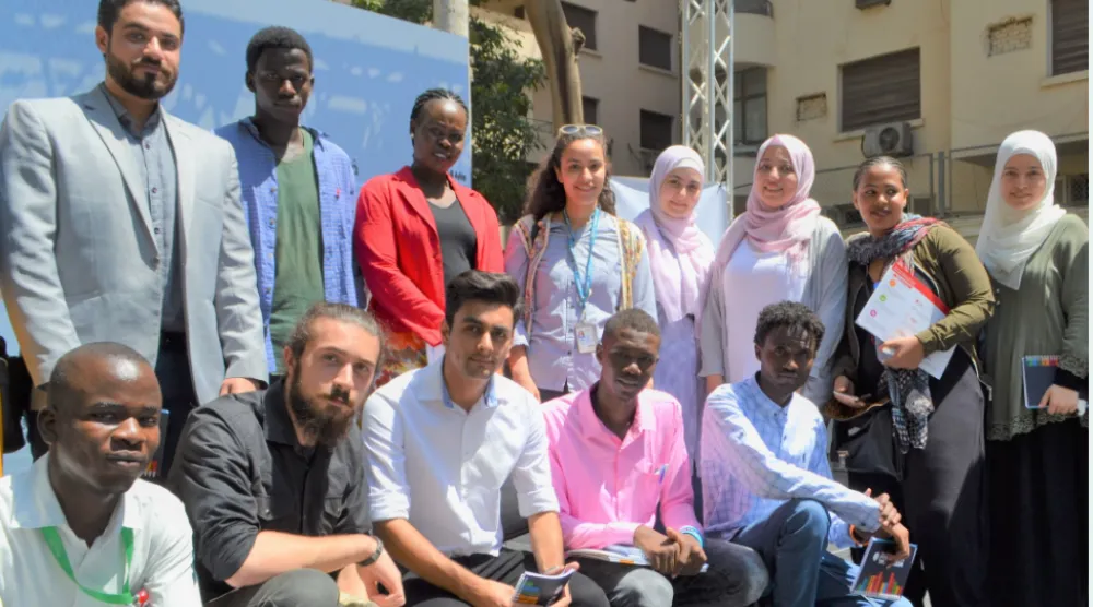 لاجئون من جنسيات مختلفة في مصر (مفوضية اللاجئين)