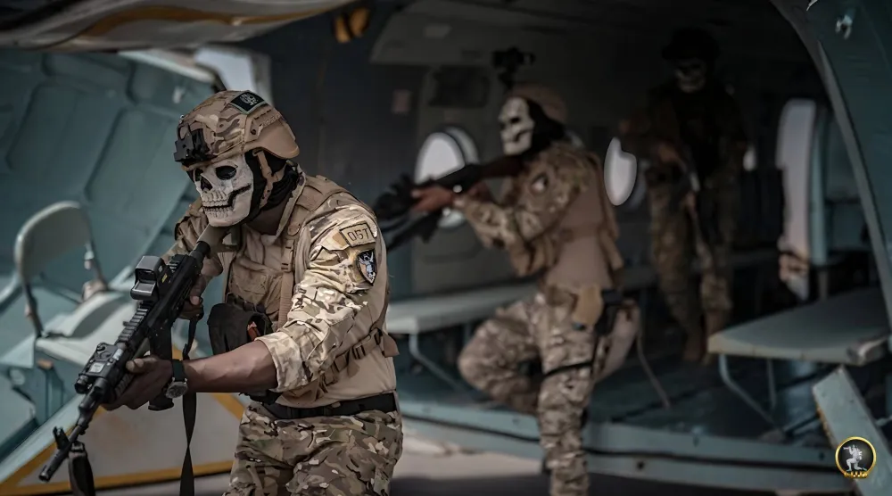 وحدات النخبة الليبية التابعة للجيش الوطني خلال مشاركتها في تمرين «فلينتلوك 2026» المقام بمدينة سرت (شعبة الإعلام الحربي)