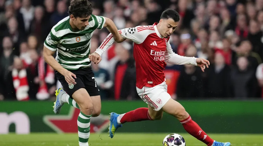 مارتينيلي يقود هجمة أرسنالية (د.ب.أ)