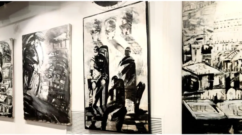 مشاهد متفرقة وقصص إنسانية سجَّلتها «جدارية غزة» (الشرق الأوسط)