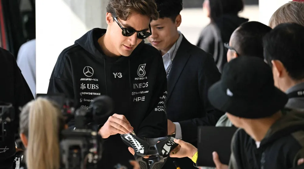 جورج راسل (أ.ف.ب)