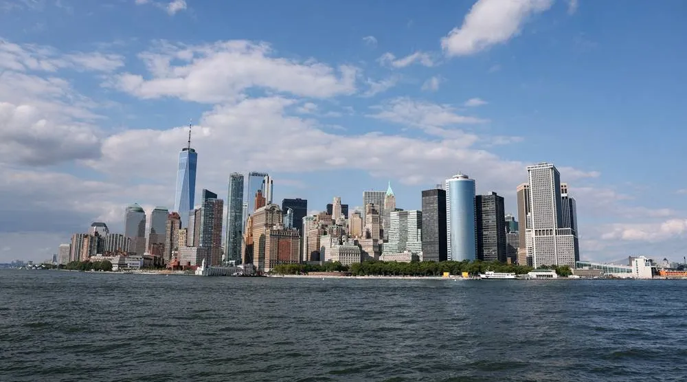 A view shows the downtown Manhattan skyline in New York City, US, July 22, 2025. (Reuters)