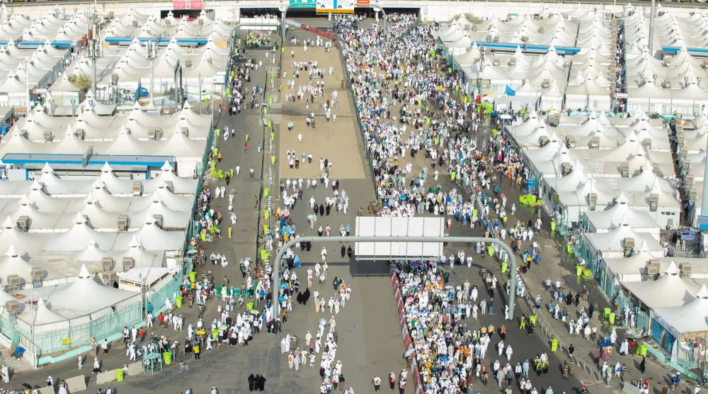 تحرص السعودية على تمكين الحجاج من أداء مناسكهم في بيئة آمنة ومنظمة (تصوير: محمد المانع)