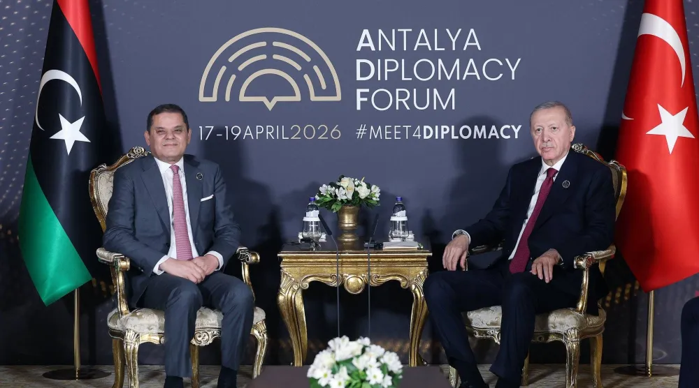 لقاء الرئيس التركي مع الدبيبة في تركيا السبت (مكتب الدبيبة)