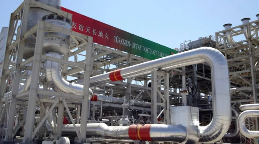 تصدّر تركمانستان التي تمتلك رابع أكبر احتياطي غاز في العالم معظم إنتاجها إلى الصين (إكس)