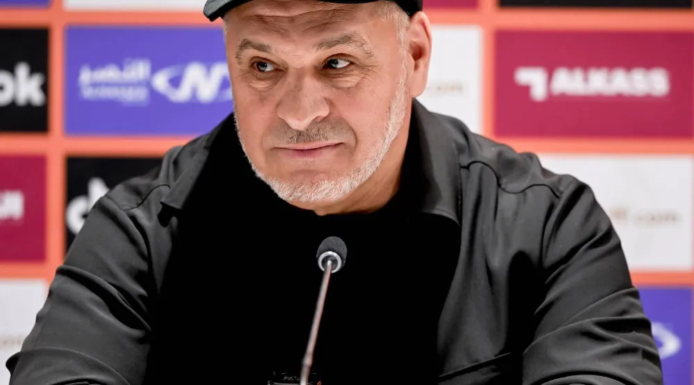 بن زكري خلال المؤتمر (نادي الشباب)