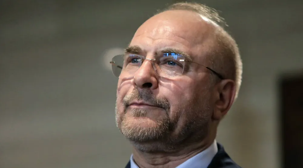 رئيس البرلمان الإيراني محمد باقر قاليباف (أ.ف.ب)