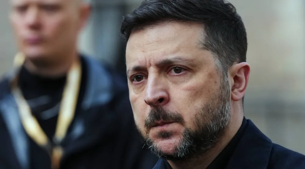 الرئيس الأوكراني فولوديمير زيلينسكي (أ.ب)