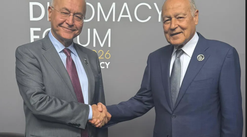 أبو الغيط يلتقي المفوض السامي لشؤون اللاجئين (جامعة الدول العربية)